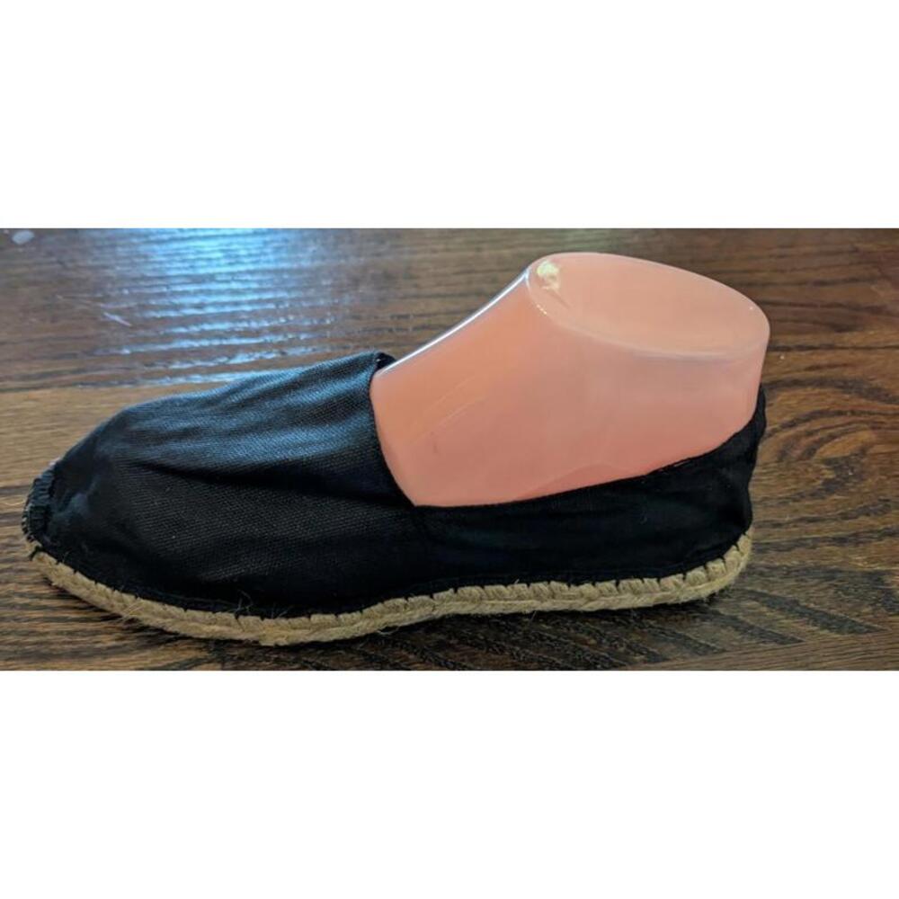 Vintage NEW Newport News Navy Fabric Espadrilles BLACK SIZE 9